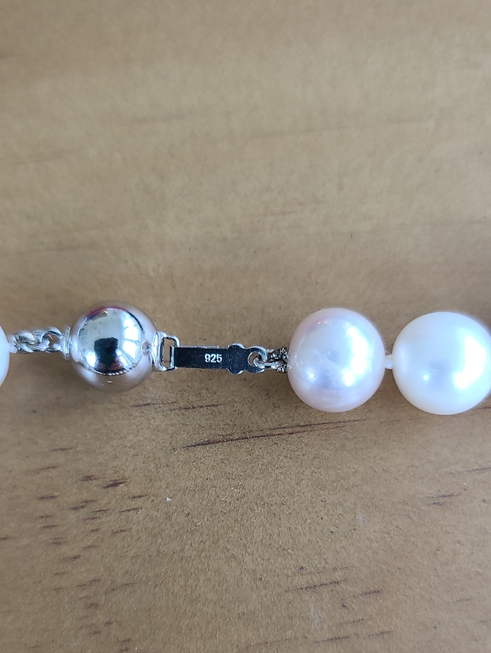 Vintage Freshwater Pearl Necklace 18" - Picture 2 of 4